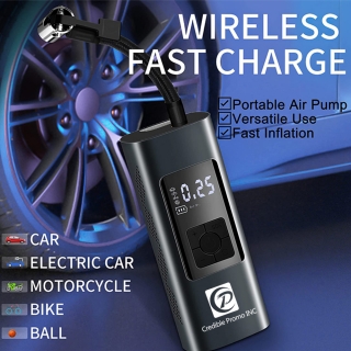 Mini Portable Car Auto Wireless Rechargeable Air Pump Tire Inflator