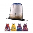 Custom Full Color Imprint Drawstring Bag Or Cinch Bag