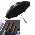 Quality Premium Auto Open Golf Umbrella With Wooden Handle-55