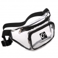 Clear Or Transparent PVC Fanny Pack with Dual Pockets