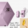 Quality Portable Folding Compact Pocket Super Mini Umbrella Or Travel Umbrella With EVA Case