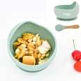 Silicone Baby Suction Bowls with Feeding Spoon