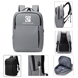 Oxford Backpack with USB Charging Port