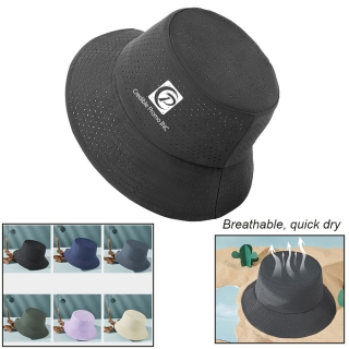 Lightweight Quick Dry Summer Beach Breathable Performated Mesh Bucket Hat