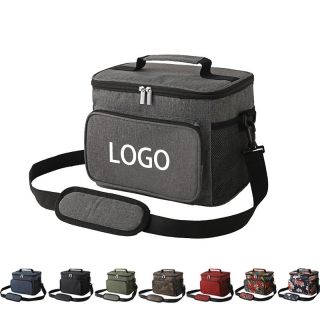 10L Insulated Lunch Bag with Adjustable Shoulder Strap