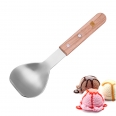Ice Cream Scooper Sweets Blade Scoop With Wooden Handle