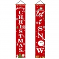Merry Christmas Banner Decorations Xmas Porch Sign