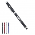 4-in-1 Universal Touch Screen Stylus + Ballpoint Pen + Infrared Indication + LED Flashlight