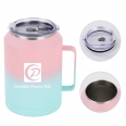 32 oz Stainless Steel Vacuum Insulated Mug with Handle, Lid and Straw