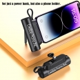 Mini Portable Pocket Charger Or Power Bank 5,000 mAh With Phone Holder