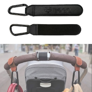 Leather Style Stroller Hooks Clips for Bags