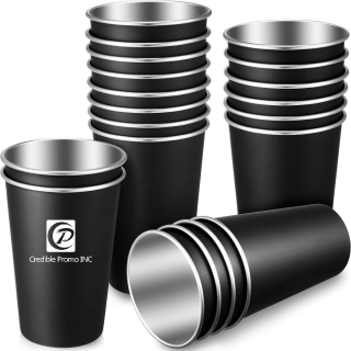 16oz Stainless Steel Pint Cup Tumbler