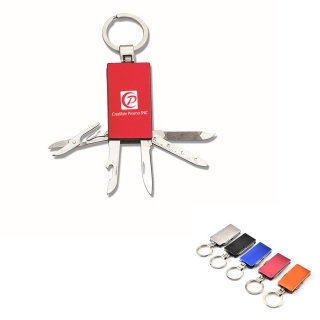 Foldable Multitool Tool Keychain With Pocket Knife Can Opener