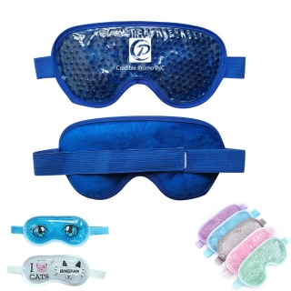 Plush Gel Bead Cooling Eye Mask Or Aqua Pearl Eye Ice Pack