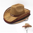 Straw Cowboy Hat With Customizable Band