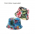 Custom Full Color Imprinted Sublimation Reversible Bucket Hat