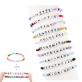 Custom Alphabet Beads Bracelet