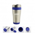 16 oz Insulated Mug Curved Tumbler with Lid