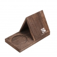 Multifunction Wooden Triangle Bookmark With Drink Holder