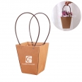 Trapezoidal Flower Bouquet Bags With Handle