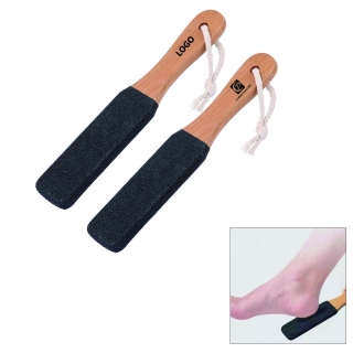 Wooden Handle Foot Scrubber Pedicure File