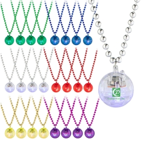 Disco Ball Light Up Necklace