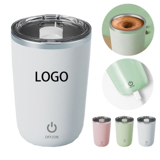 12 oz Rechargeable Self Stirring Coffee Mug With Lid