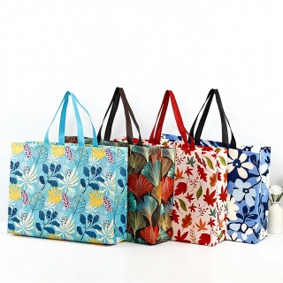 Custom Full Color Imprint 105 GSM Laminated Non-Woven Tote Bag